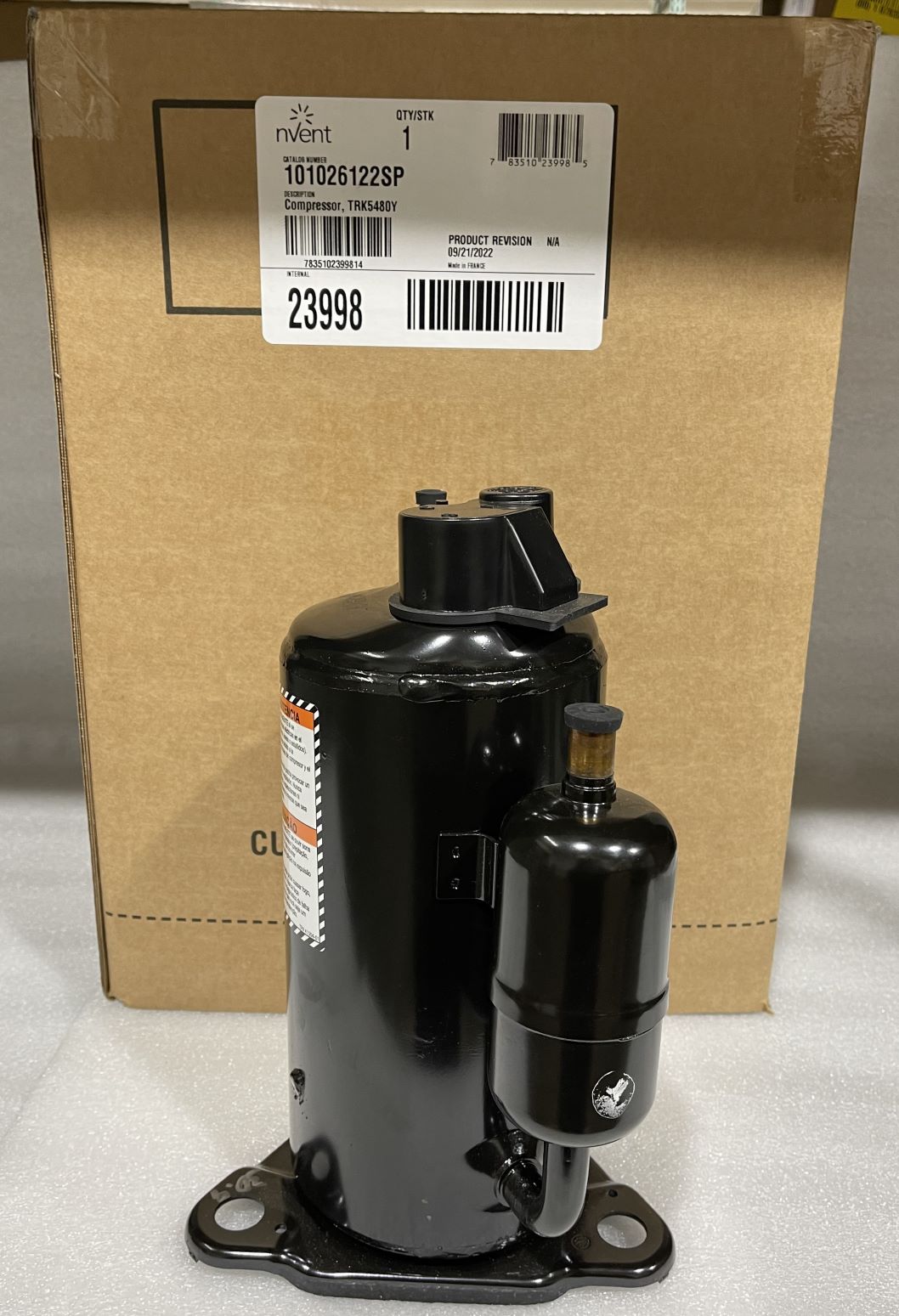 nVent 101026122SP Compressor, 460V - Click Image to Close